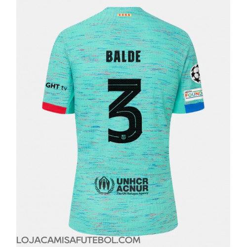 Camisa de Futebol Barcelona Alejandro Balde #3 Equipamento Alternativo 2023-24 Manga Curta